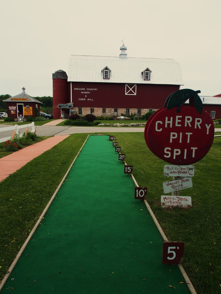 ‘Cherry Pit Spit’ at Orchard Country Winery & Farm Market, Fish Creek